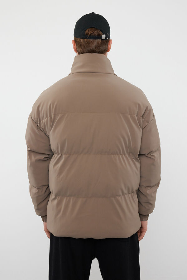 Trendyol Classic wool blend coat nude