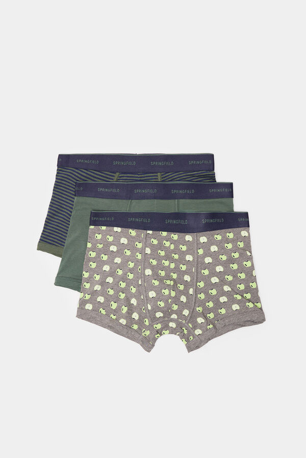 Springfield 3-pack apples boxers green