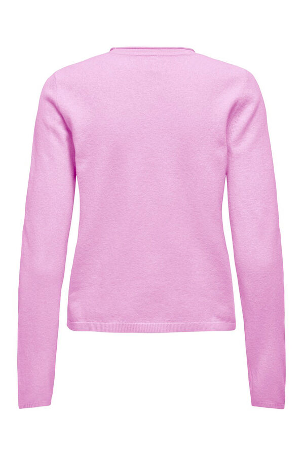 Only Round neck jumper rose