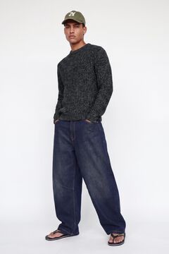 Jack & Jones Pullover Rundhalsausschnitt Regular Blau