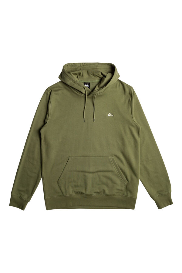 Quiksilver Basic - Sudadera con capucha para hombre beige