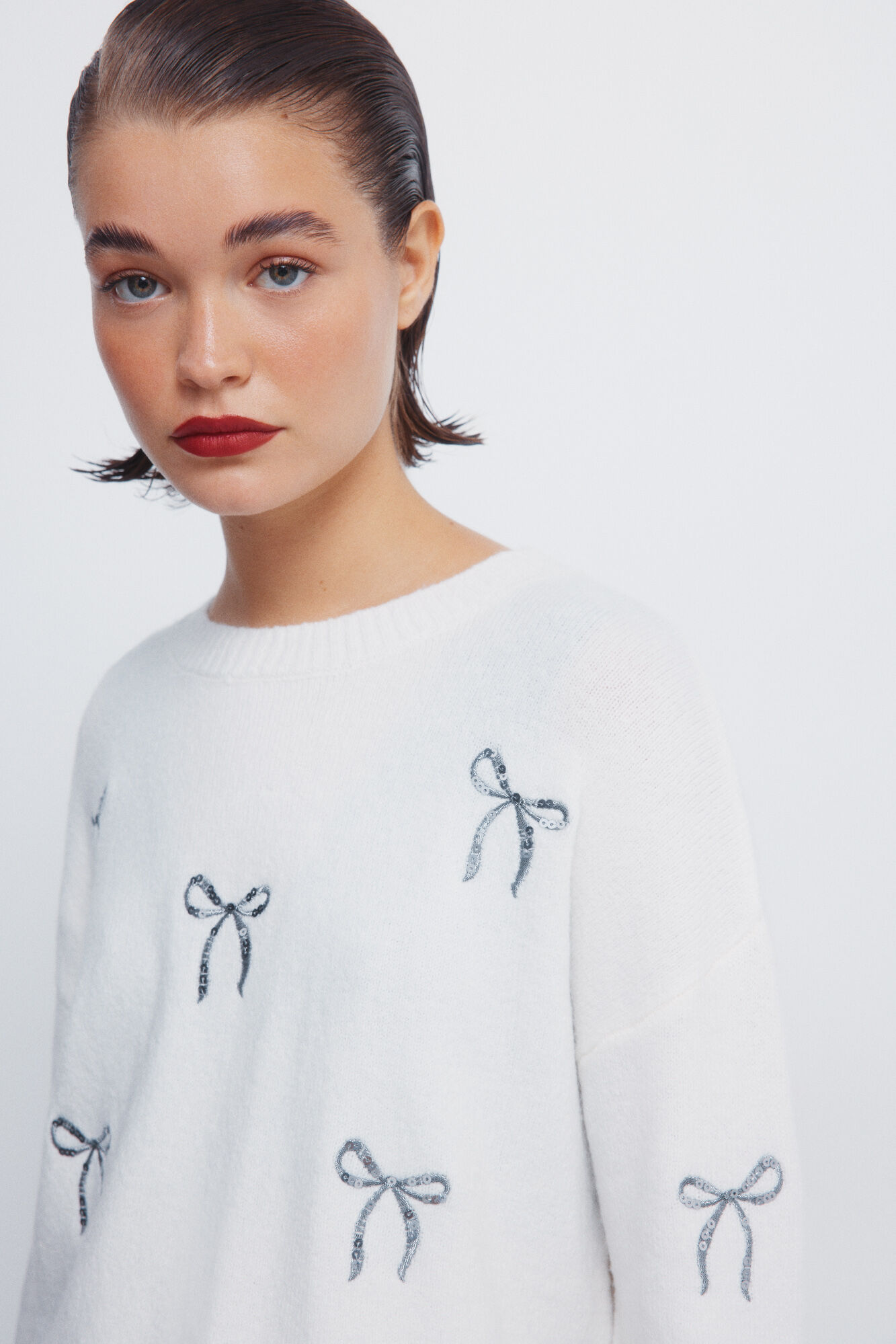 Springfield Jumper with sequin bows