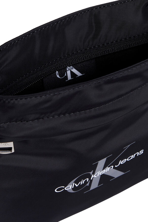 CK Jeans Calvin Klein nylon jeans crossbody bag black