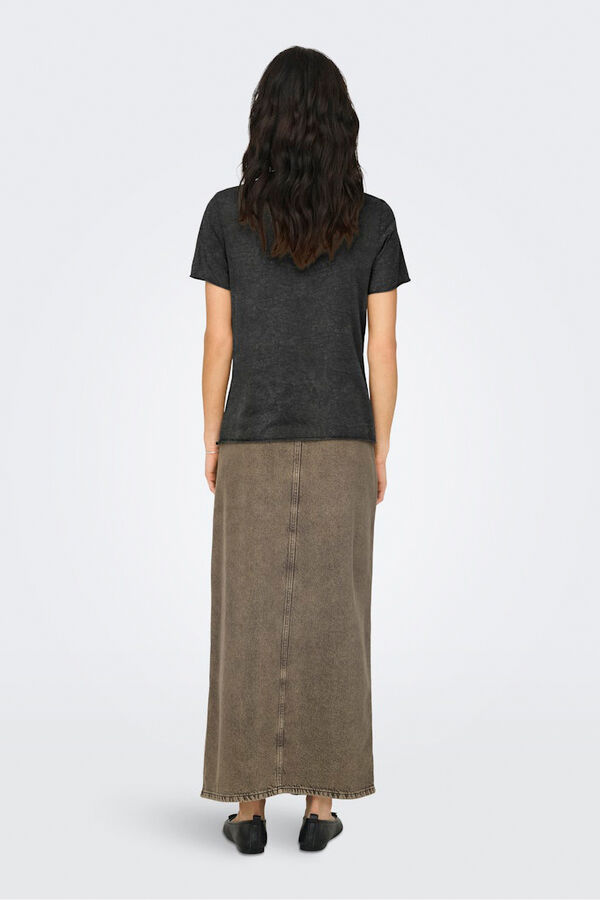 Only Printed short-sleeved T-shirt grey