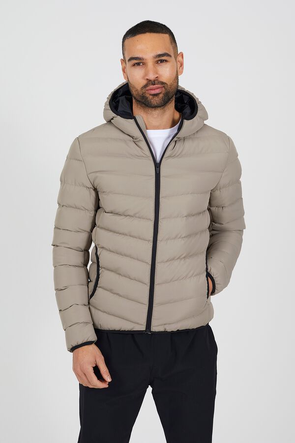 Brave Soul Lightweight puffer jacket grey