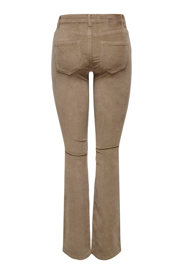 Only Flared corduroy trouser Braon