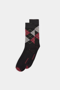 Springfield Diamond socks black