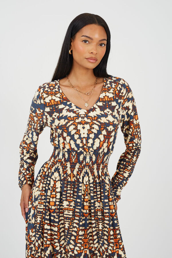 Brave Soul Long print dress Print