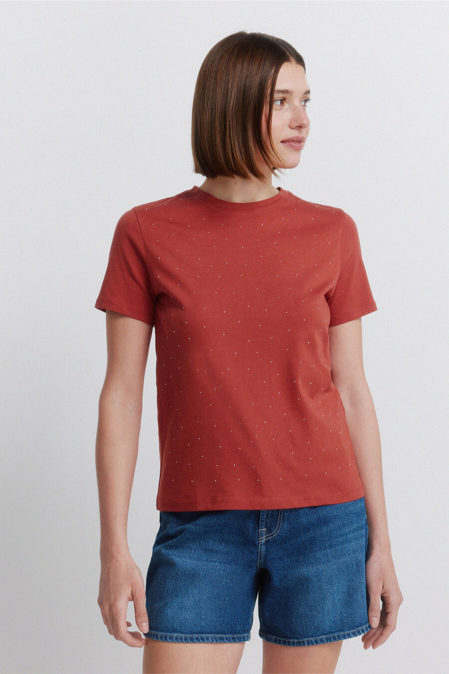 Camiseta manga corta topitos