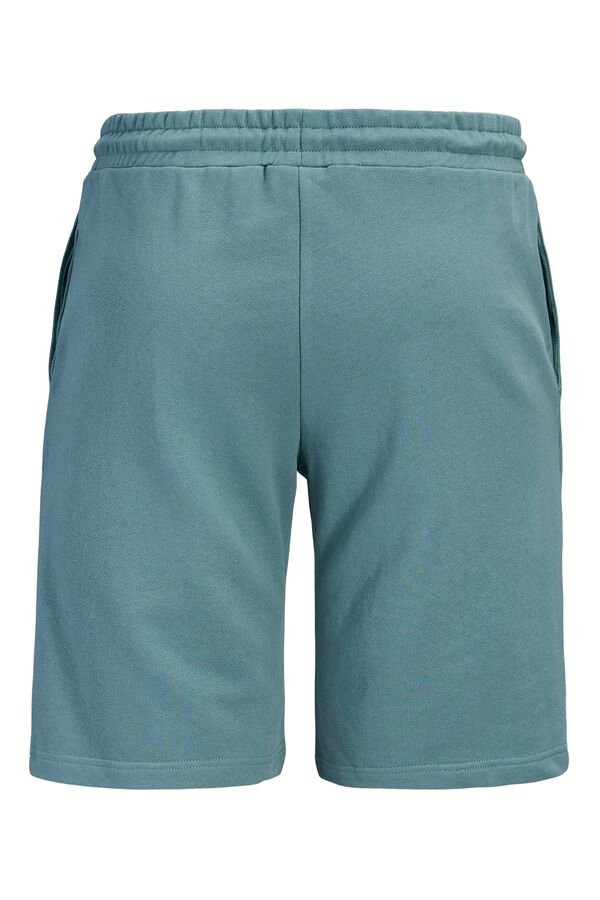 Jack & Jones Regular fit fleece Bermuda shorts blue