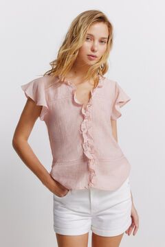 Springfield Lace ruffle blouse