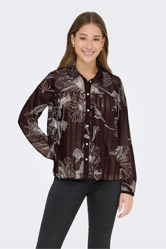 Only Camisa plissada de chiffon
