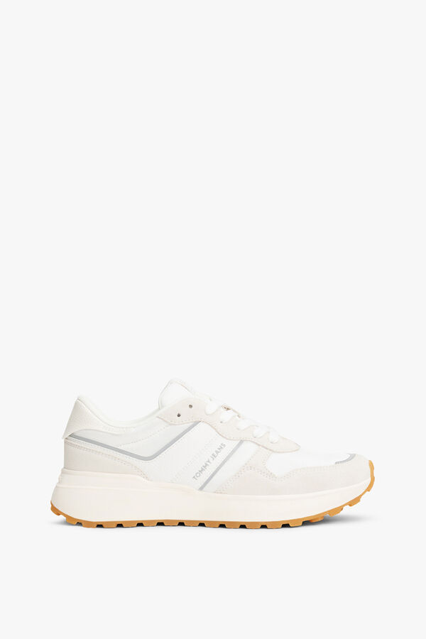 Tommy Jeans Zapatillas runner de mujer de Tommy Jeans blanco