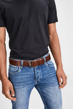 Jack & Jones Lederg&uuml;rtel mit Metallschnalle