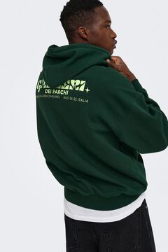 Only & Sons Oversized-Sweatshirt mit Kapuze
