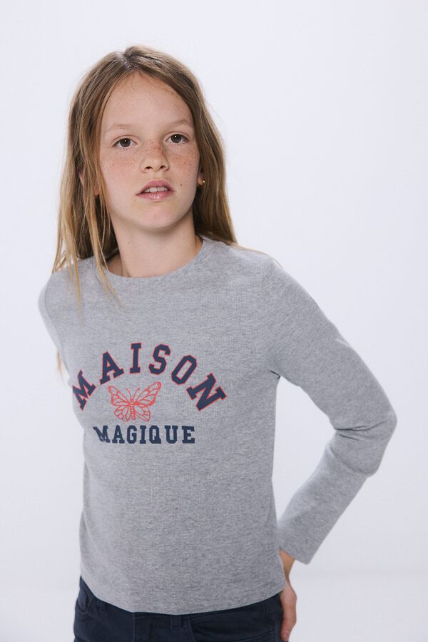 Springfield Maison Magique girl's t-shirt grey