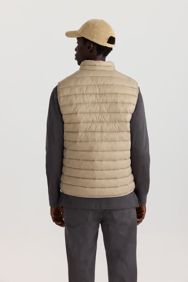 Springfield Puffer gilet nude