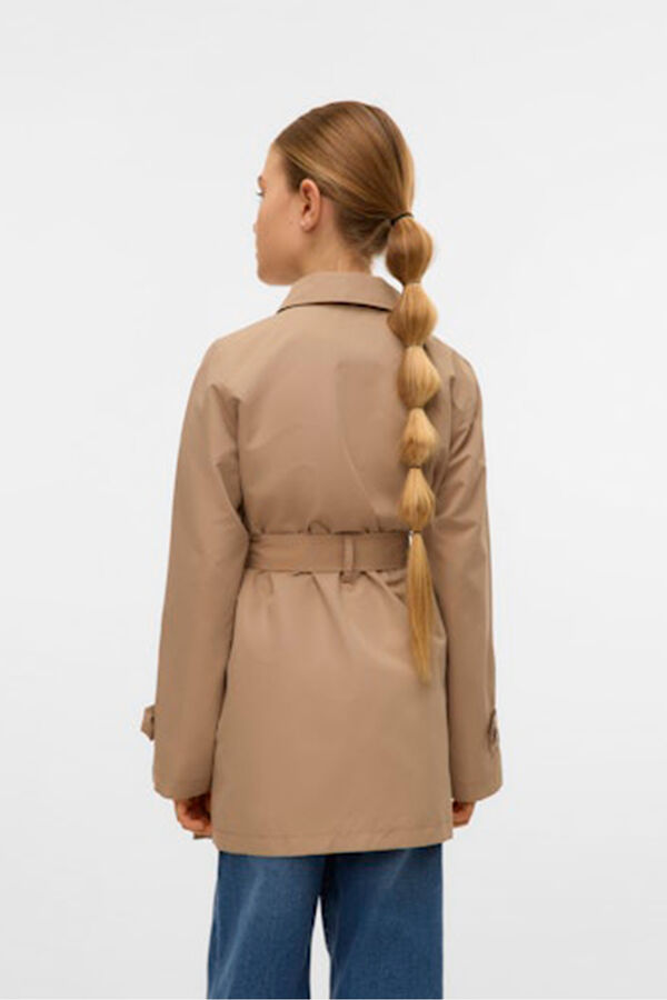 Vero Moda Girl Belted trench coat nude