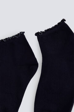 Springfield Kurze Lurex-Rippstrick-Socken