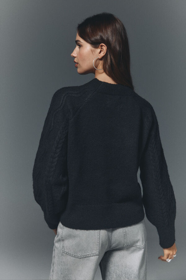 High Spirits Camisola Drape cinzento