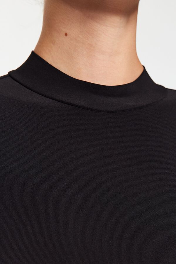 Trendyol Midi dress with open back black