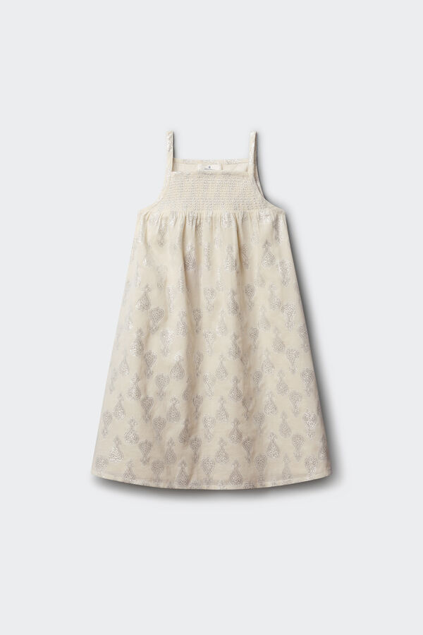 Springfield Kids Vestido de lurex ni&ntilde;a estampado
