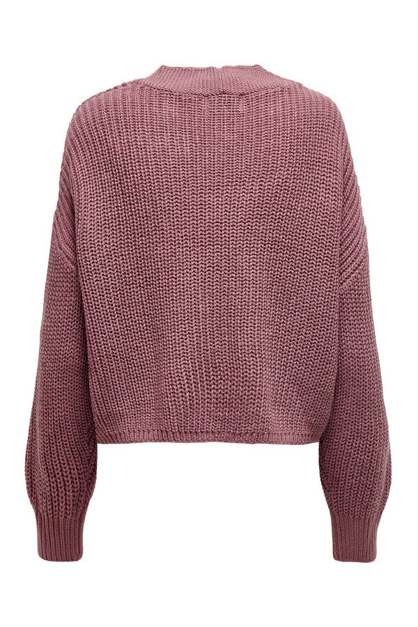 Only Cardigan button fastening pink