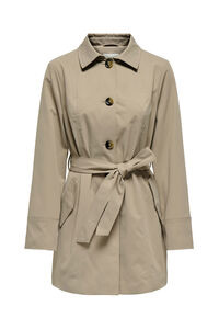 JDY Gabardina botones cintur&oacute;n