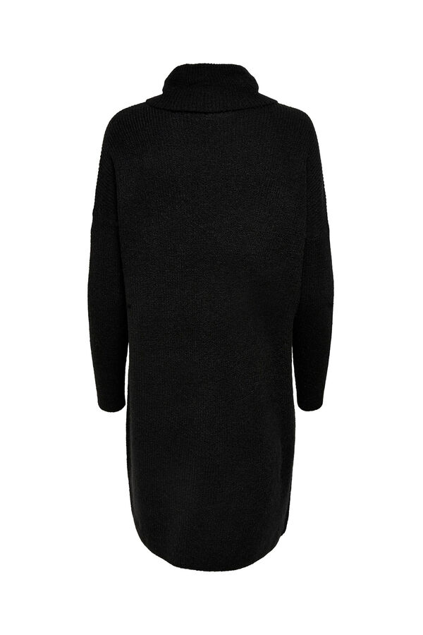 Springfield Short high neck dress black