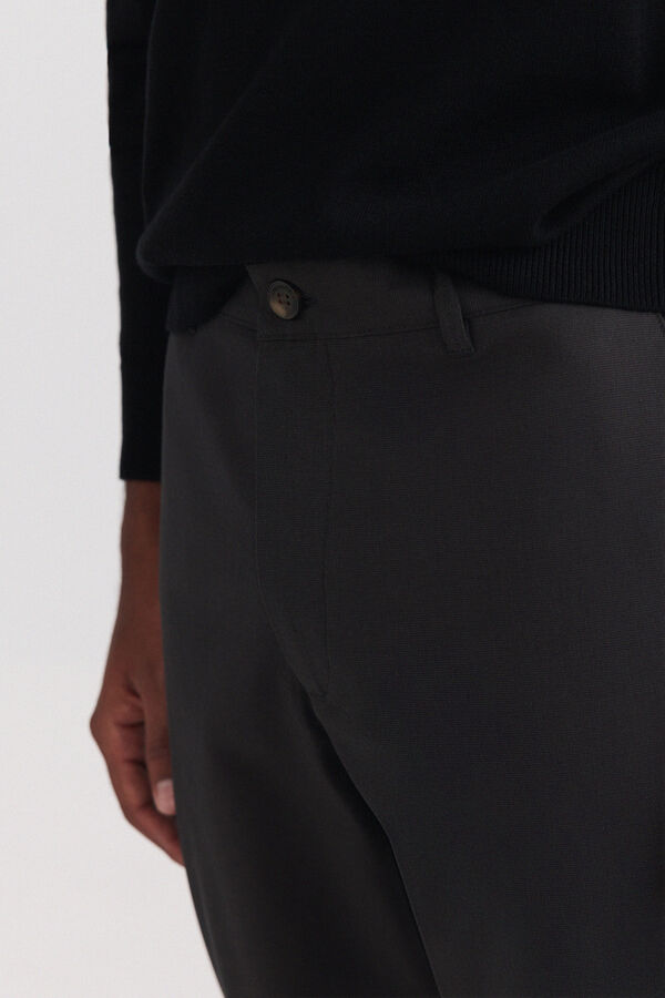 Springfield Bicolour structure comfort fit chinos nude