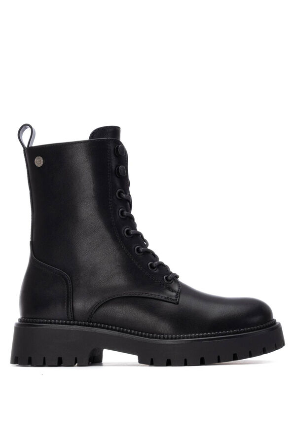 XTI Bota de amarrar preto
