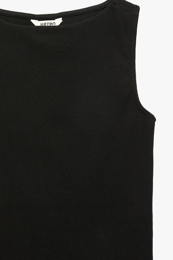 Koton Top b&aacute;sico sin mangas negro