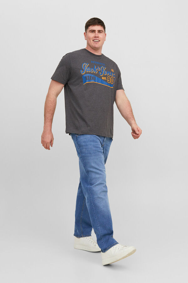 Jack & Jones PLUS Straight-leg, five-pocket jeans blue