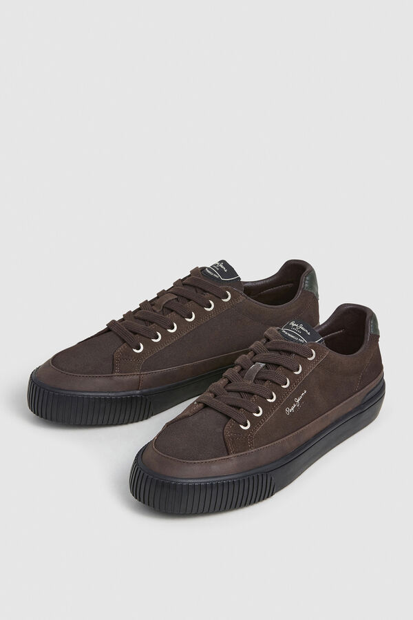 Pepe Jeans Tênis de Camurça cru