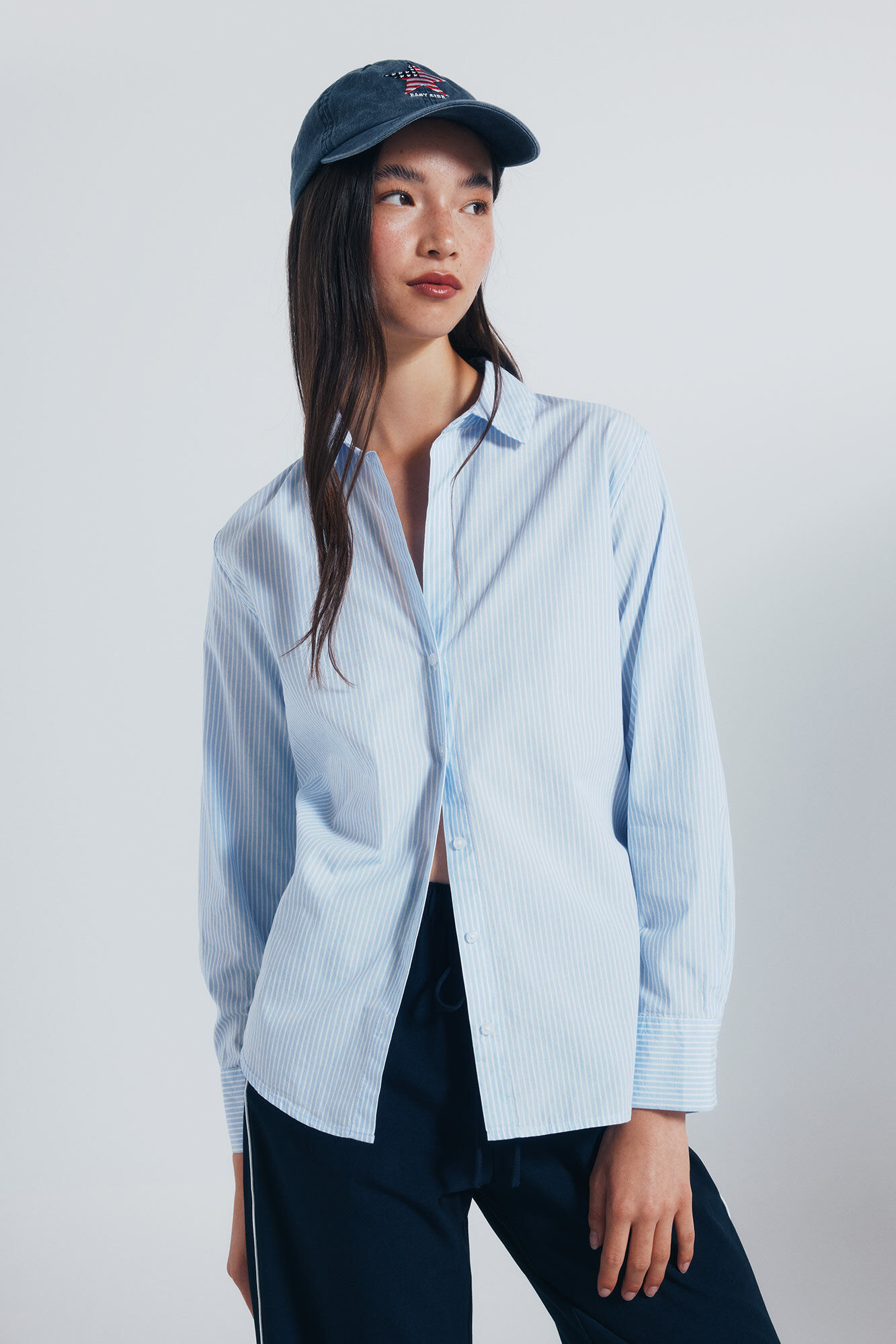 Springfield Camisa rayas larga