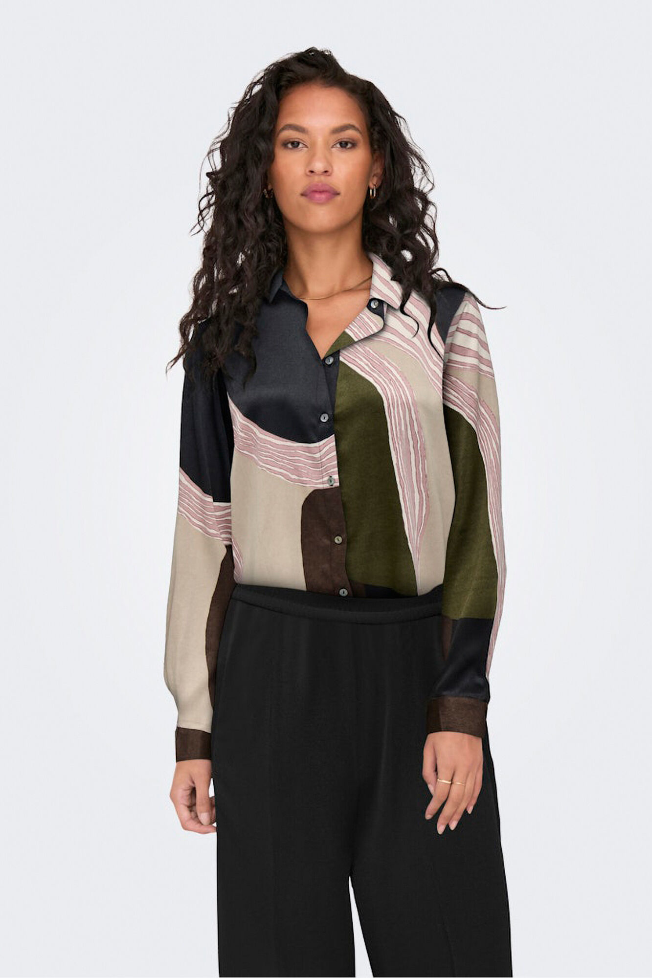 Only camisa de cetim