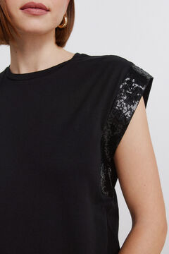 Springfield Sequin short sleeve T-shirt