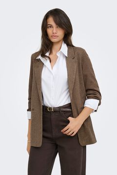 Only Blazer abierta manga remangada