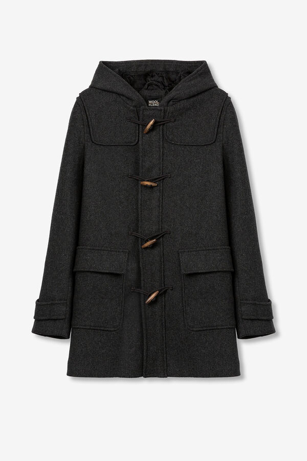 Tiffosi Abrigo con Capucha gris