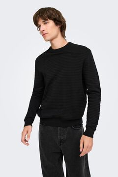 Only & Sons Camisola texturizada gola redonda