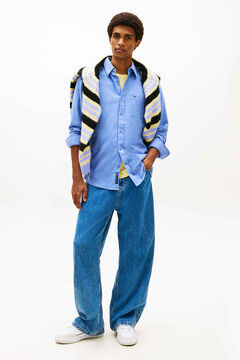 Tommy Jeans T&ecirc;nis Tommy Jeans branco com logo da bandeira