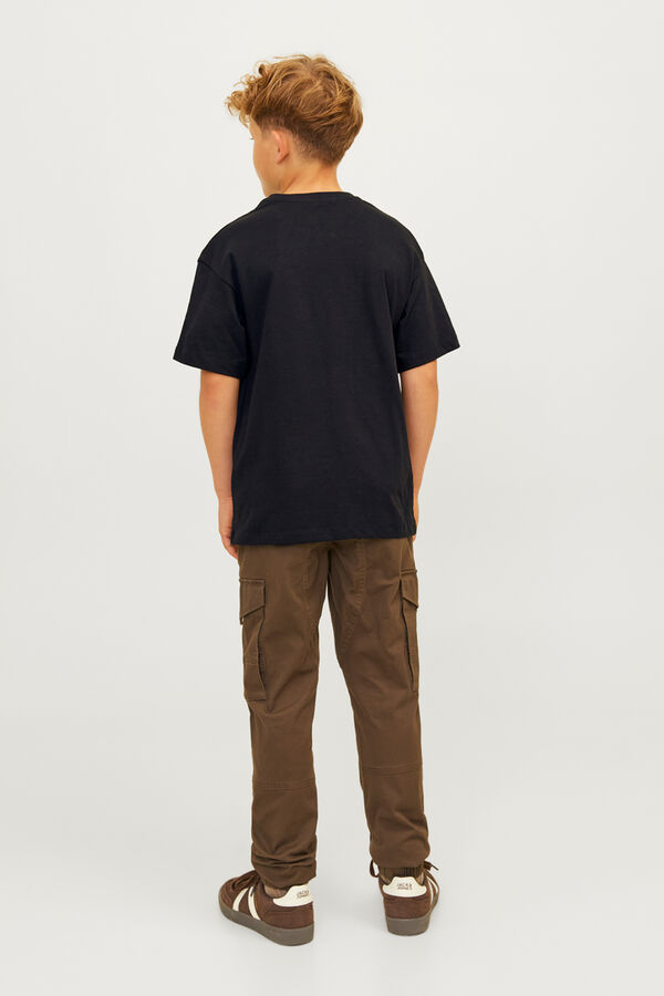 Jack & Jones Junior Camiseta regular fit estampada gris