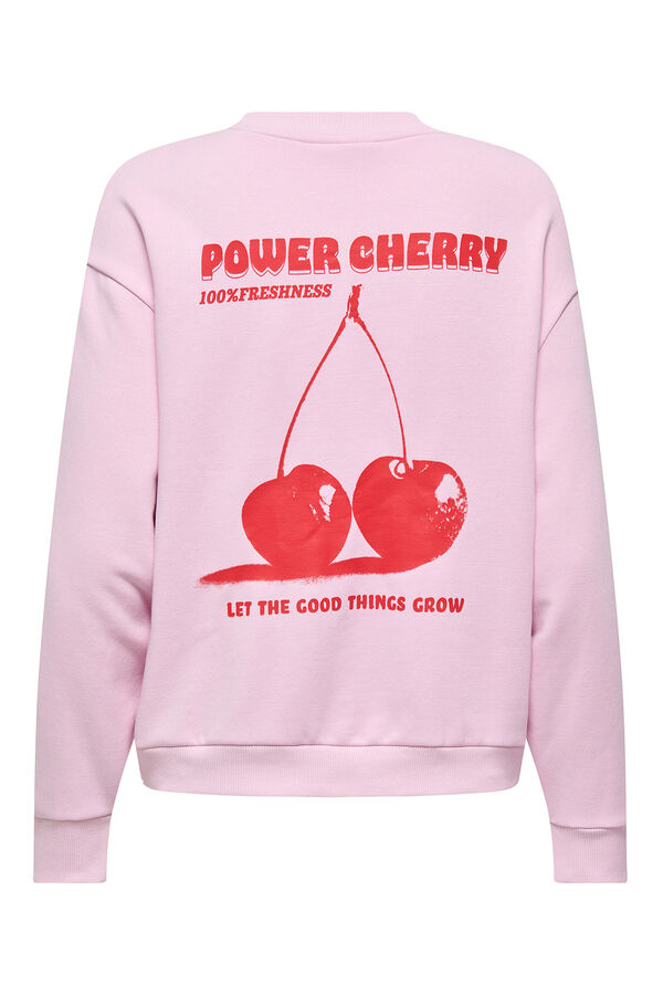 JDY Round neck sweatshirt pink