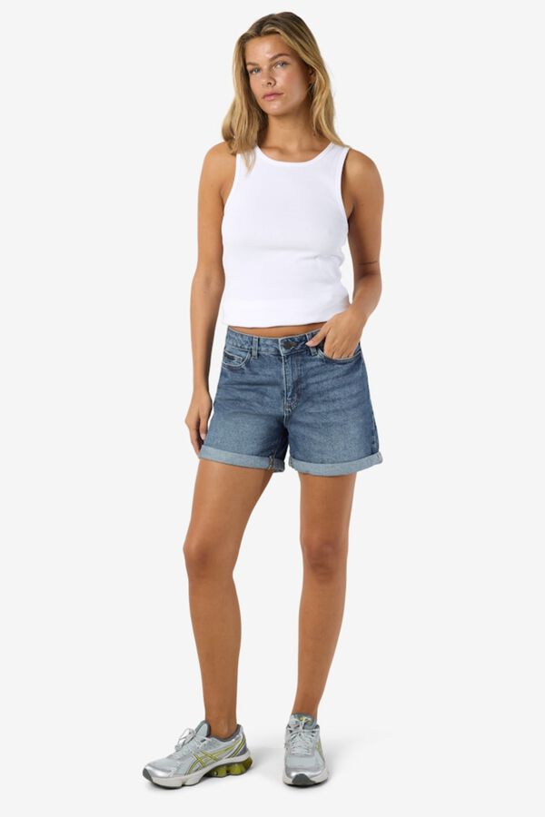 Noisy May Pantal&oacute;n corto vaquero azul