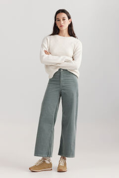 Springfield Corduroy wide leg trousers