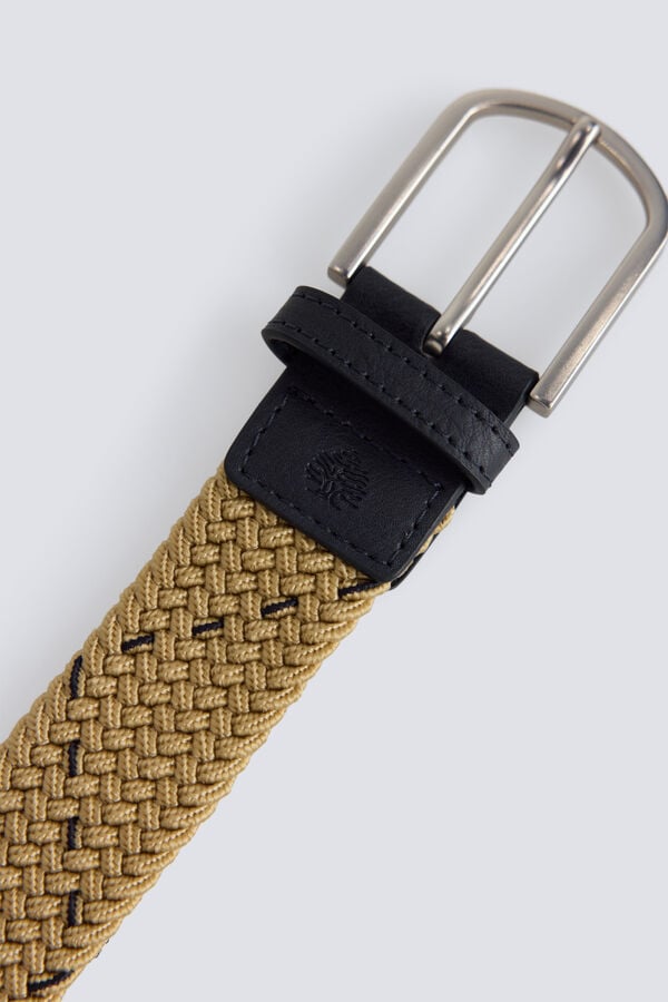 Springfield Plain braided belt grey