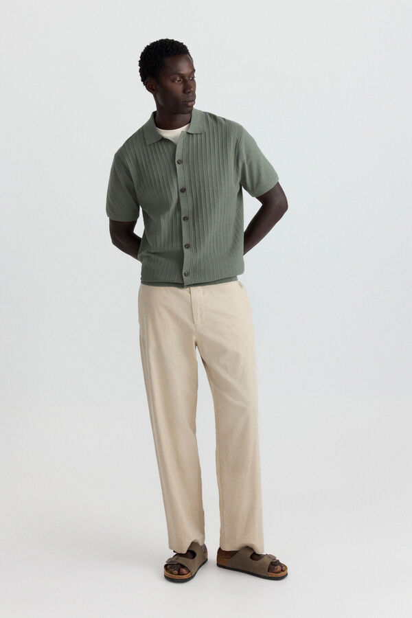 Springfield Cardigan with buttons green