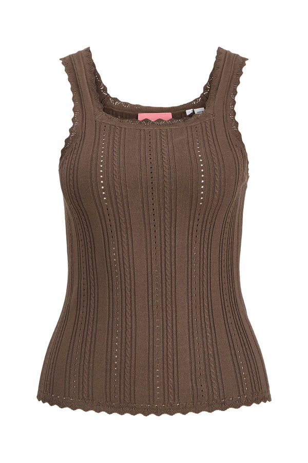 Jack & Jones Top punto tirantes gris