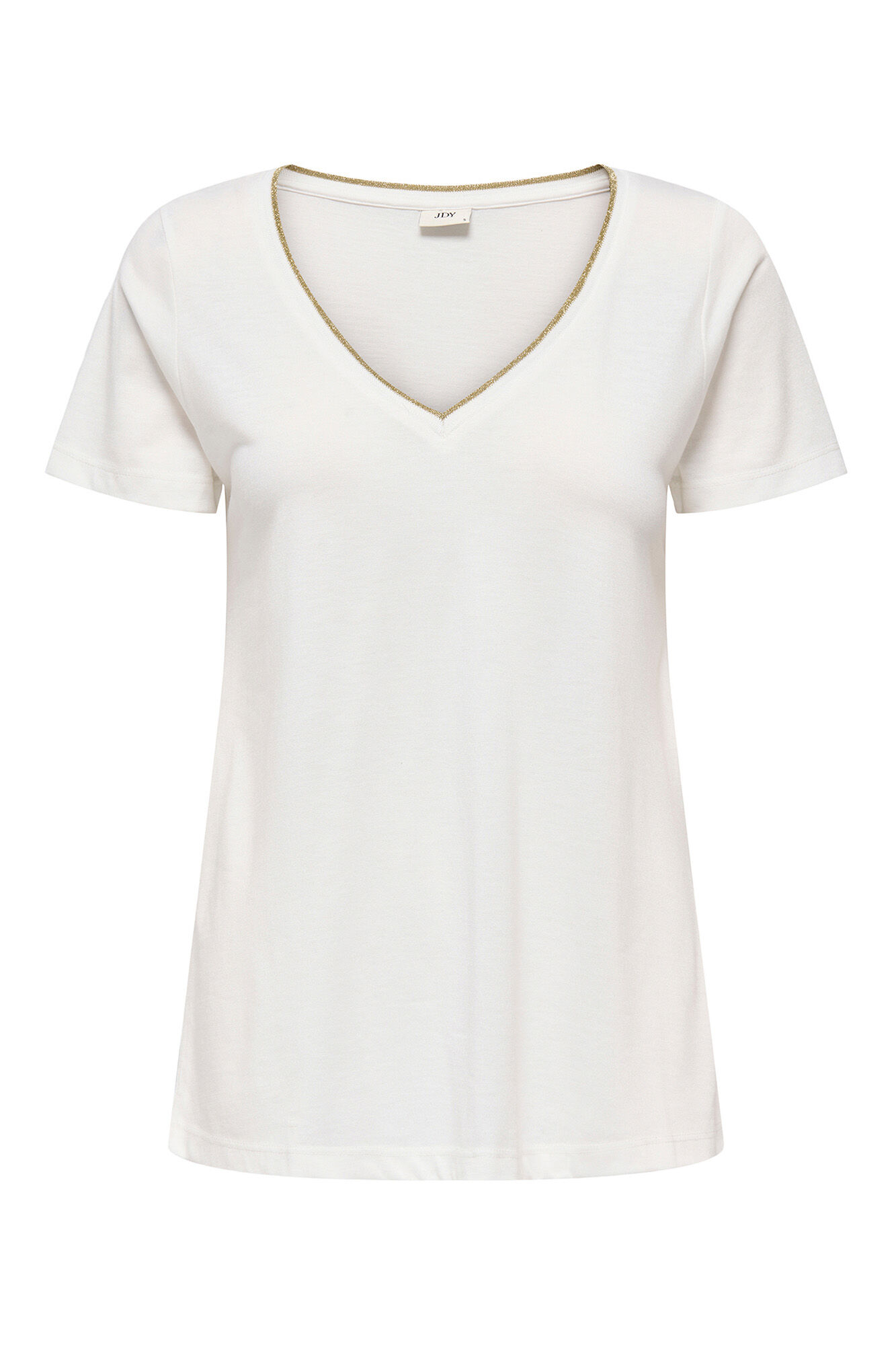 JDY Lurex-Kurzarm-Shirt