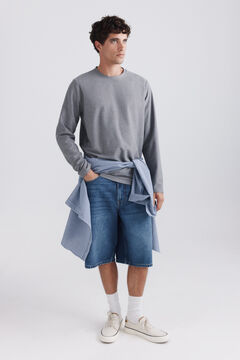 Springfield Piqu&eacute; oxford long sleeve T-shirt